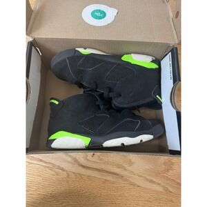 Nike Air Jordan 6 VI Retro 2020 Y2K Black Electric Green 384667-003 Toddler 9c